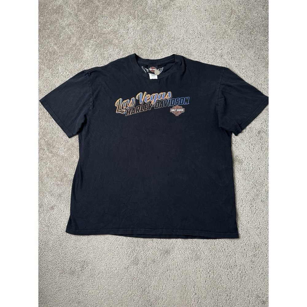 Mens Tshirt 2013 HARLEY DAVIDSON Motorcycle LAS VEGAS, Streetwear Size XXL